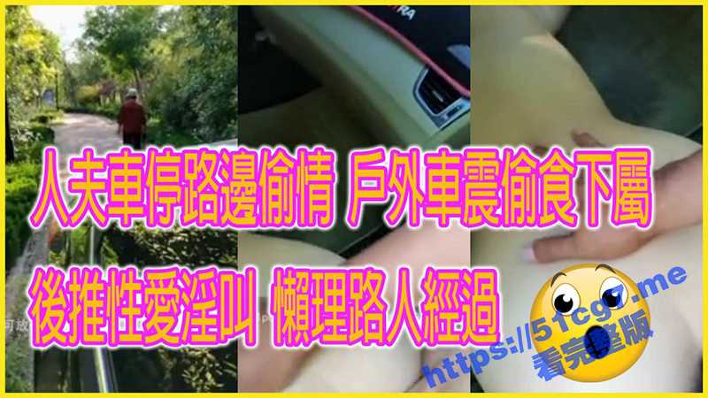 人夫车停路边偷情 户外车震偷吃女下属 后推性爱淫叫 无视路人经过我行我素照样抽插-51吃瓜网